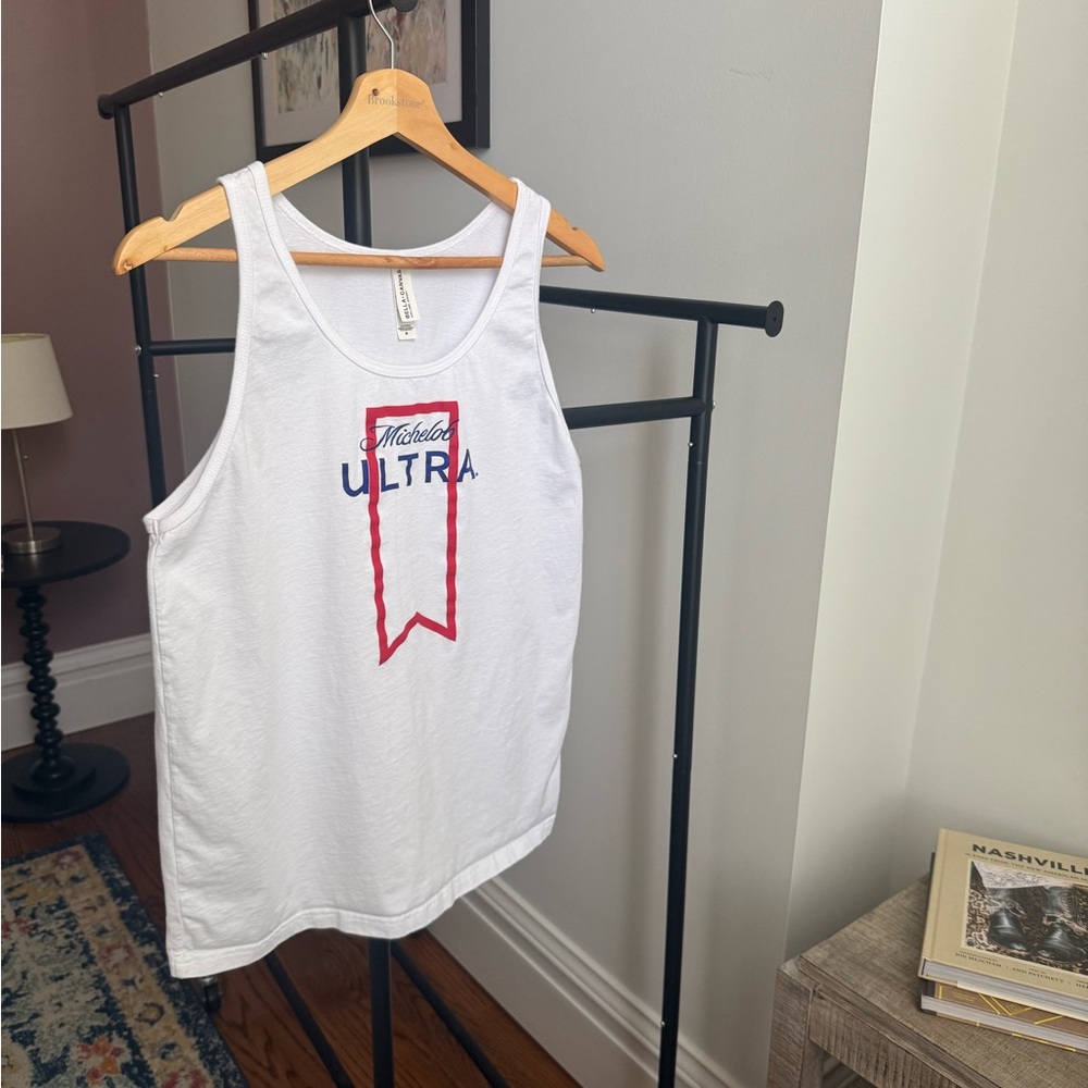 Michelob ULTRA White Logo Tank Top